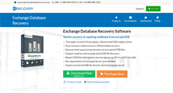 Desktop Screenshot of exchangedatabaserecovery.org